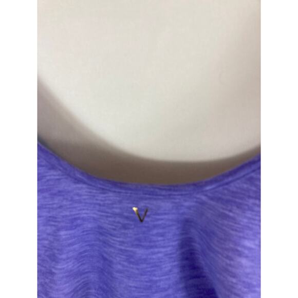 Victorias Secret Purple Cutout Crop Athletic Tank Size XL - Picture 5 of 8